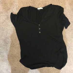 Madewell Button V-Neck